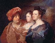 Hyacinthe Rigaud La famille Laffite oil painting